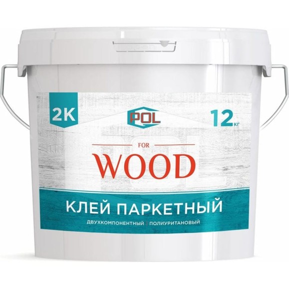 Полиуретановый двухкомпонентный паркетный клей ГЕПОЛ G-Pol Wood 2K 12 кг GPW2K-12