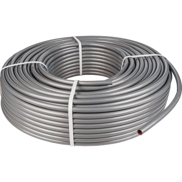 Труба из сшитого полиэтилена ESSAN СТ FLEX EVOH PEX-b 16x2.2, серый, 200 м ГОСТ32415-2013 13021989 Труба из сшитого полиэтилена ESSAN СТ FLEX EVOH PEX-b 16x2.2, серый, 200 м ГОСТ32415-2013 13021989