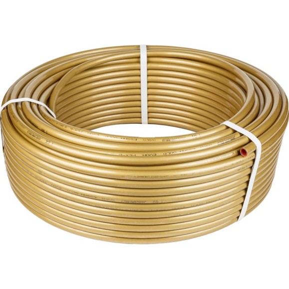Труба из сшитого полиэтилена ESSAN СТ GOLD EVOH PEX-b 16x2.2, золотой, 100 м ГОСТ32415-2013 13021994 Труба из сшитого полиэтилена ESSAN СТ GOLD EVOH PEX-b 16x2.2, золотой, 100 м ГОСТ32415-2013 13021994
