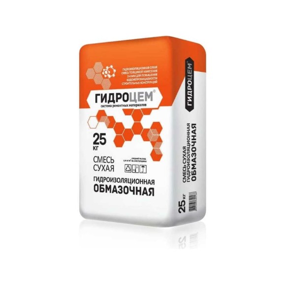 Обмазочная гидроизоляция Гидроцем 25 кг Г00078