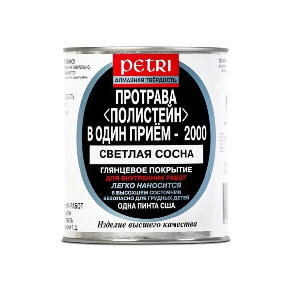 Полиуретановый цветной лак PETRI Polystain Светлая сосна PLP-P