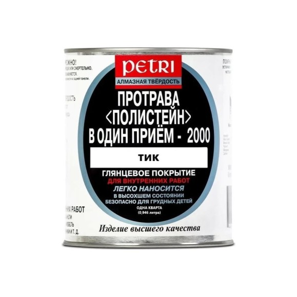 Полиуретановый цветной лак PETRI Polystain Тик PT-Q Полиуретановый цветной лак PETRI Polystain Тик PT-Q
