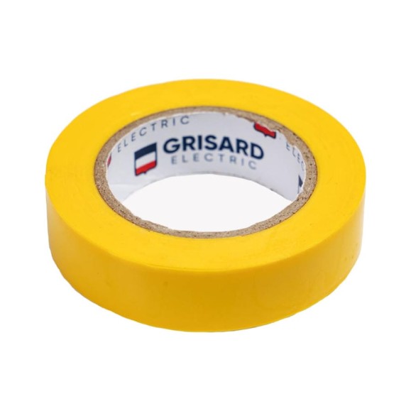 Универсальная изолента Grisard Electric 0,15x15 мм, желтая, 10 м GRE-013-0024(1)