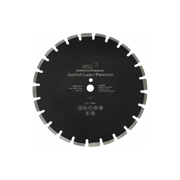 Алмазный диск Asphalt Laser PREMIUM 400x25.4 мм VOLL 1.10400 Алмазный диск Asphalt Laser PREMIUM 400x25.4 мм VOLL 1.10400