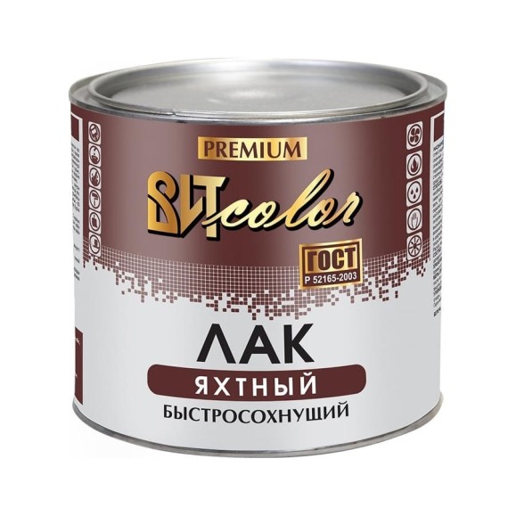 Яхтный лак Царицынские краски ВИТ color глянцевый, 2.4 кг 19580 Яхтный лак Царицынские краски ВИТ color глянцевый, 2.4 кг 19580