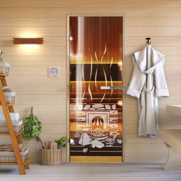 Дверь для бани DoorWood Банька бронза, 1700x700 мм, левая DW-00014779 Дверь для бани DoorWood Банька бронза, 1700x700 мм, левая DW-00014779