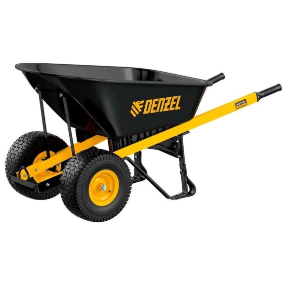 Усиленная двухколесная строительная тачка Denzel объем 140 л, 250 кг, колесо 15x6.00-6 69000 Усиленная двухколесная строительная тачка Denzel объем 140 л, 250 кг, колесо 15x6.00-6 69000