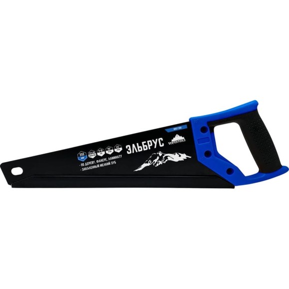 Ножовка по дереву vertextools Эльбрус 350мм 0057-350 Ножовка по дереву vertextools Эльбрус 350мм 0057-350