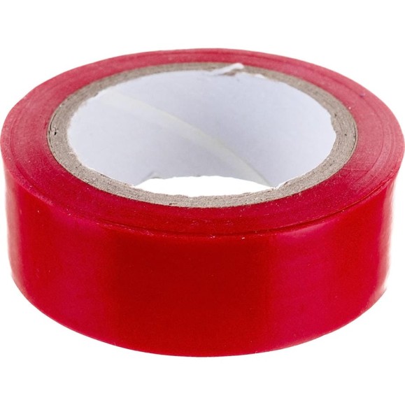 Изоляционная ПВХ лента DolleX PVC, красная, 19 мм х 9,10 м, уп. 10 шт. ET10-RED Изоляционная ПВХ лента DolleX PVC, красная, 19 мм х 9,10 м, уп. 10 шт. ET10-RED