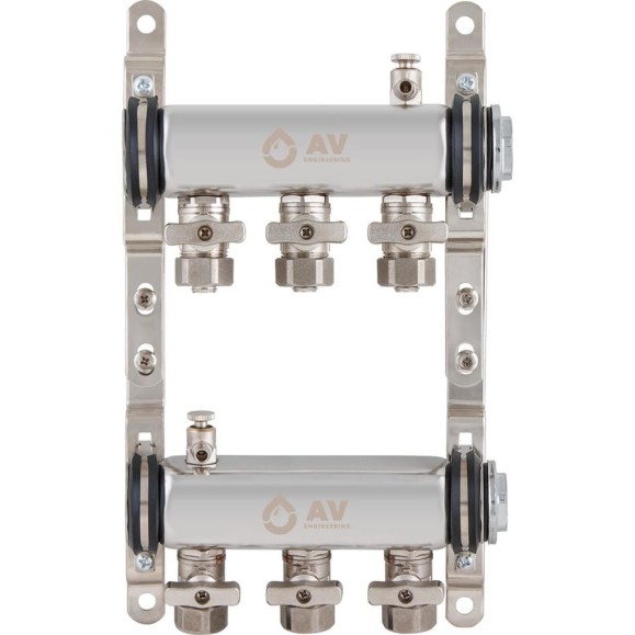 Коллекторная группа AV Engineering AVE134, 3 выхода AVE13400103 Коллекторная группа AV Engineering AVE134, 3 выхода AVE13400103