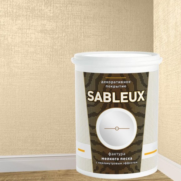 Декоративное покрытие L’impression Sableux 2.5 л, с фактурой мелкого плотного перламутрового песка цвет Светло бежевый 32114 RW6P2SSLPL Декоративное покрытие L’impression Sableux 2.5 л, с фактурой мелкого плотного перламутрового песка цвет Светло бежевый 32114 RW6P2SSLPL