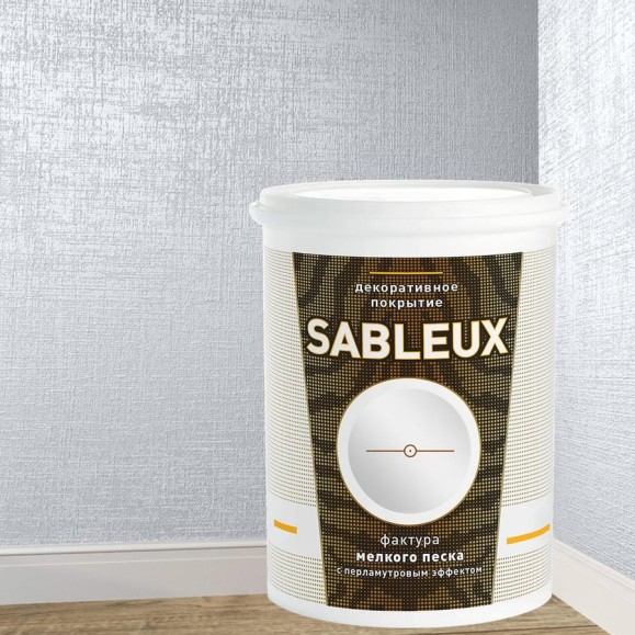 Декоративное покрытие L’impression Sableux 2.5 л, с фактурой мелкого плотного перламутрового песка цвет Голубой 32090 1UNKKVCD7K Декоративное покрытие L’impression Sableux 2.5 л, с фактурой мелкого плотного перламутрового песка цвет Голубой 32090 1UNKKVCD7K