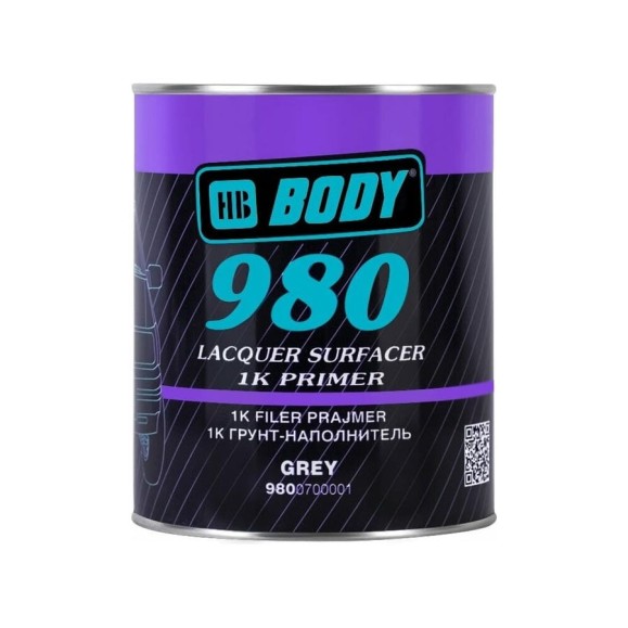 Грунт-наполнитель HB BODY 980 1К сер. 1л 9800700001 Грунт-наполнитель HB BODY 980 1К сер. 1л 9800700001