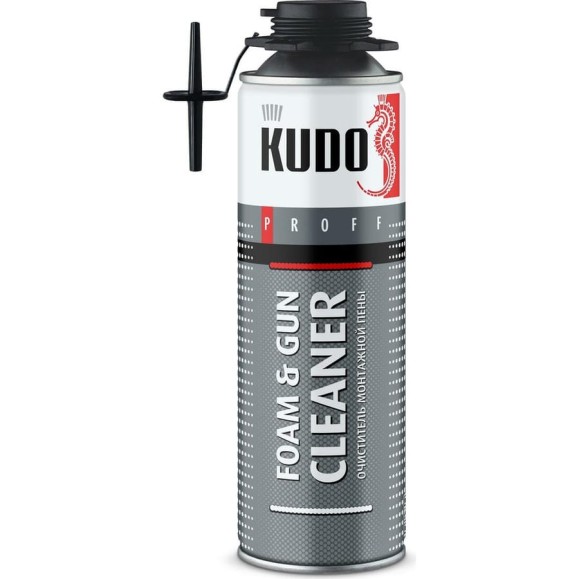 Очиститель монтажной пены KUDO FOAM&GUN CLEANER 650 мл KUPP06C Очиститель монтажной пены KUDO FOAM&GUN CLEANER 650 мл KUPP06C