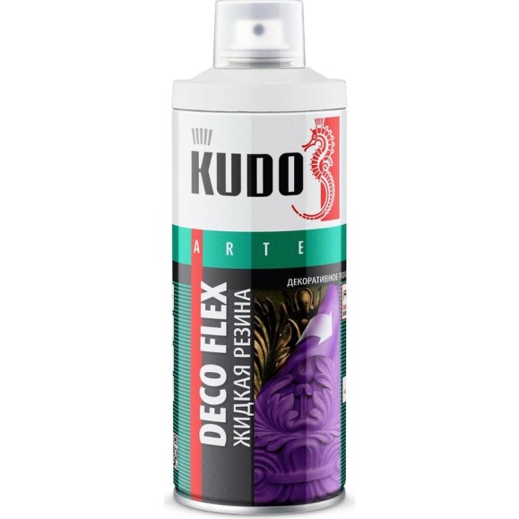Краска для декоративных работ KUDO жидкая резина DECO FLEX белая KU-5301 Краска для декоративных работ KUDO жидкая резина DECO FLEX белая KU-5301