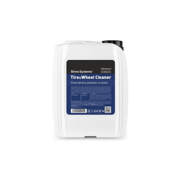 Очиститель резины и колес Shine systems Tire&Wheel Cleaner, 5 л SS611 Очиститель резины и колес Shine systems Tire&Wheel Cleaner, 5 л SS611