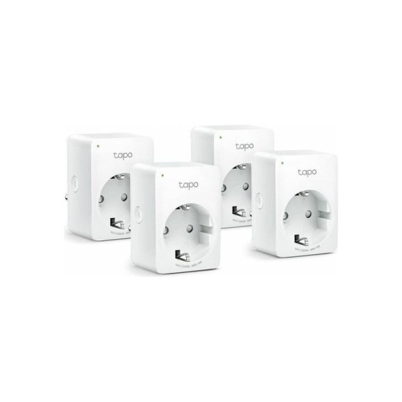 Умная мини wi-fi розетка TP-Link Tapo P100(4-pack)