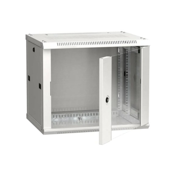 Шкаф ITK LINEA W 9U 600х450 мм дверь стекло RAL 7035 LWR3-09U64-GF