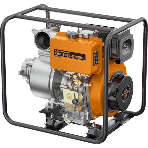 Мотопомпа CARVER CGP 6080-DIESEL 01.022.00010 Мотопомпа CARVER CGP 6080-DIESEL 01.022.00010