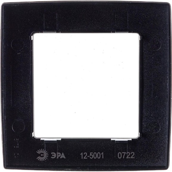 Рамка ЭРА 12-5001-06 на 1 пост, чёрный Б0014746