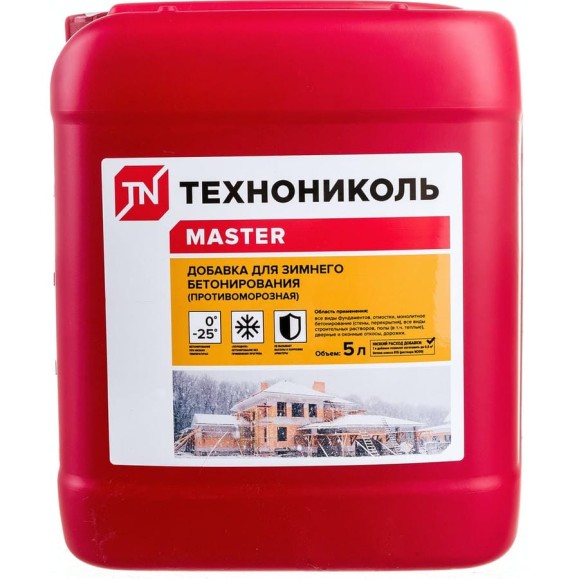 Добавка для зимнего бетонирования Технониколь (противоморозная; 5 л) TN529184