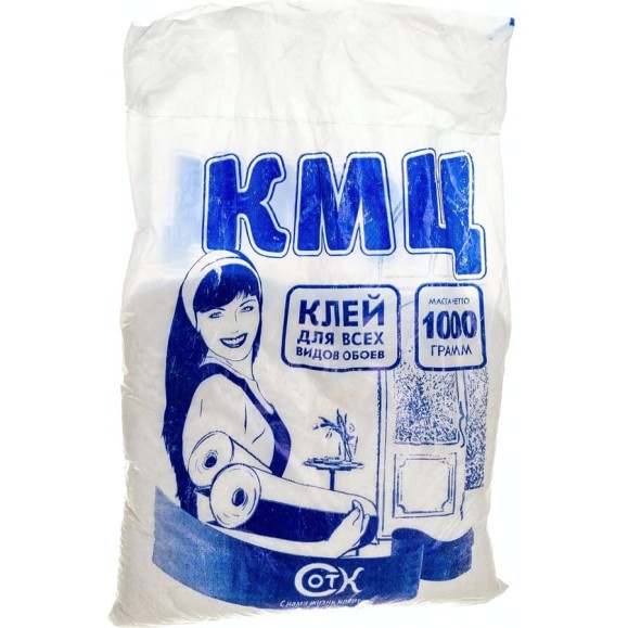 Клей для обоев КМЦ 1000 г 4607133680534 Клей для обоев КМЦ 1000 г 4607133680534
