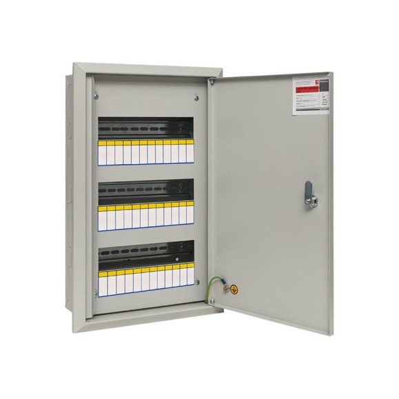 Распределительный встраиваемый щит EKF ЩРв-36з IP30 520х340х120 с замком mb11-36 Распределительный встраиваемый щит EKF ЩРв-36з IP30 520х340х120 с замком mb11-36