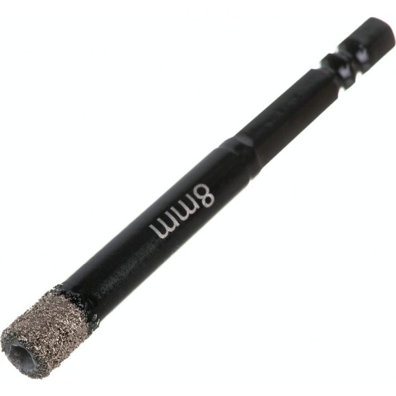 Коронка алмазная по керамограниту 8 мм PROFI 1/4 SKRAB 31108
