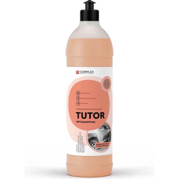 Автошампунь концентрированный бесконтактный Tutor 1 л Complex 11391 Автошампунь концентрированный бесконтактный Tutor 1 л Complex 11391