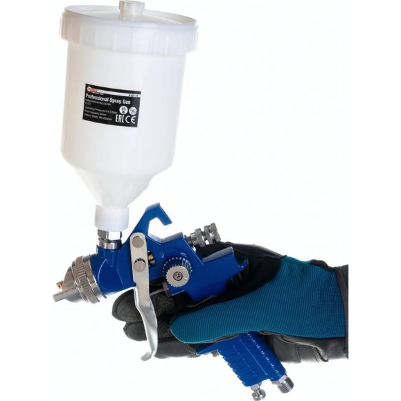 Краскораспылитель с верхним пластиковым бачком Forcekraft FK-H-827-2V(50325) Краскораспылитель с верхним пластиковым бачком Forcekraft FK-H-827-2V(50325)