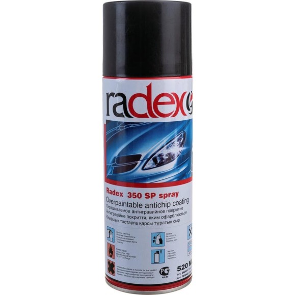 Окрашиваемое антигравийное покрытие RADEX аэрозоль 350SP Radex (12302) 260041N Окрашиваемое антигравийное покрытие RADEX аэрозоль 350SP Radex (12302) 260041N