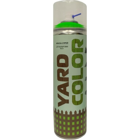 Маркировочная краска для леса Аэрохим YARD COLOR флуоресцентная, зеленная, 650 мл YAR-304 Маркировочная краска для леса Аэрохим YARD COLOR флуоресцентная, зеленная, 650 мл YAR-304