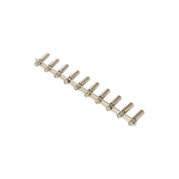 Перемычка EKF тип 10PIN для двухуровневых клемм 4,0 мм2 (10 шт.) plc-per-10PIN-2-4 Перемычка EKF тип 10PIN для двухуровневых клемм 4,0 мм2 (10 шт.) plc-per-10PIN-2-4