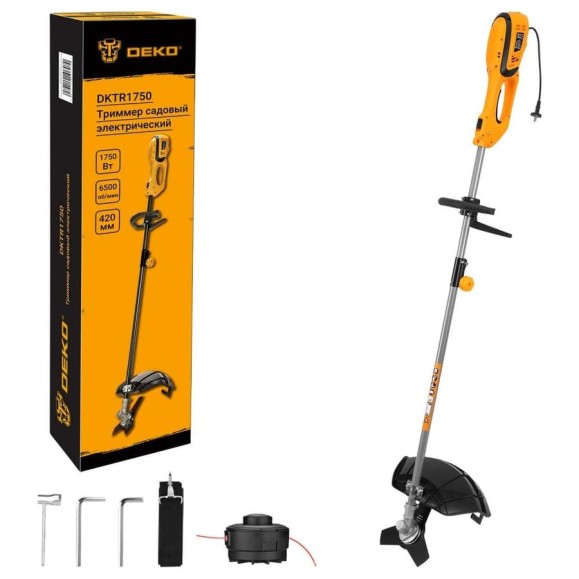 Садовый электрический триммер DEKO DKTR1750 065-1212 Садовый электрический триммер DEKO DKTR1750 065-1212