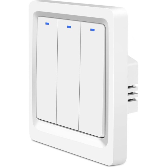 Умный Zigbee выключатель Roximo трехкнопочный SZBTN01-3