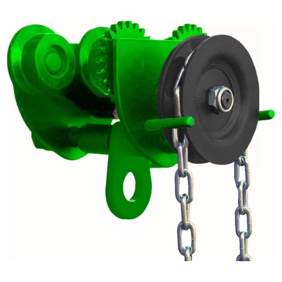 Тележка для ручных талей с цепным приводом HITCH TR100, 2 т, 6 м SZ068956 Тележка для ручных талей с цепным приводом HITCH TR100, 2 т, 6 м SZ068956