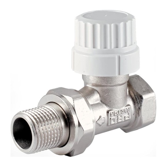 Термостатический клапан радиатора PROFACTOR прямой, с преднастройкой, 1/2 PF RVT 980 Термостатический клапан радиатора PROFACTOR прямой, с преднастройкой, 1/2 PF RVT 980