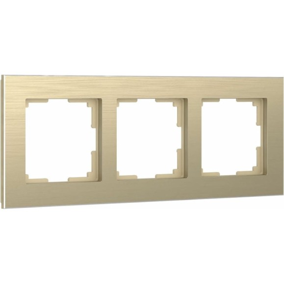 Рамка на 3 поста WERKEL шампань a052314 Рамка на 3 поста WERKEL шампань a052314