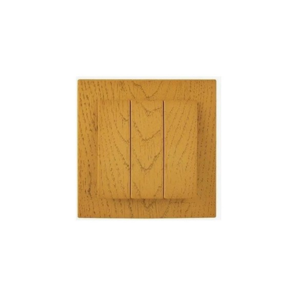 3-клавишный выключатель Nilson СУ, TOURAN WOOD, дуб 24251066 3-клавишный выключатель Nilson СУ, TOURAN WOOD, дуб 24251066