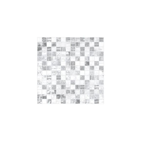 Керамическая плитка LAPARET Extra мозаика серый, белый 30x30 см, 0.54 кв. м, 6 шт. в упаковке х9999213261