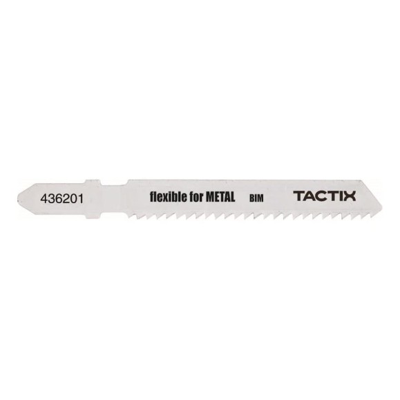 Пилка по металлу Т118BF, BIM, 5 шт для электролобзика TACTIX 436201
