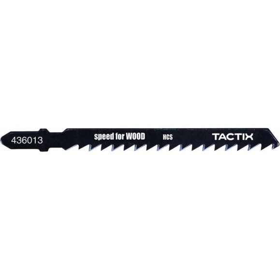Пилка по дереву Т144D, 5 шт для электролобзика TACTIX 436013