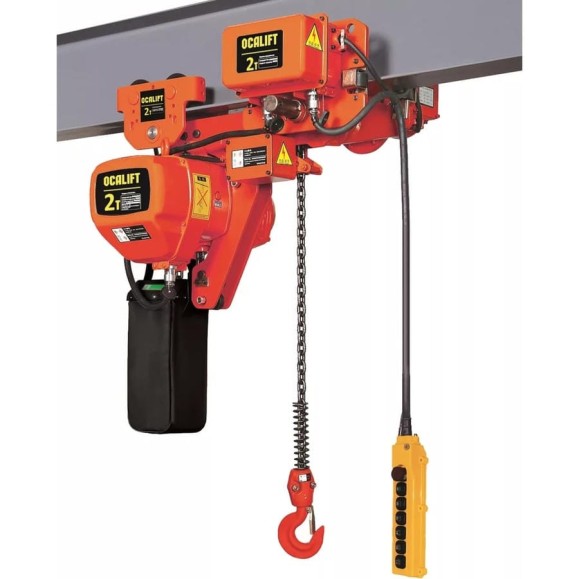 Цепная передвижная таль OCALIFT ТЭЦУСВ 02-01LHS 2 т, 6 м, 380 в, электрическая OCA0201LHST6m Цепная передвижная таль OCALIFT ТЭЦУСВ 02-01LHS 2 т, 6 м, 380 в, электрическая OCA0201LHST6m