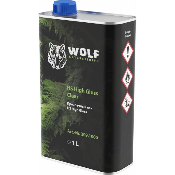 Прозрачный лак WOLF HS High Gloss, 1л 209.1000 Прозрачный лак WOLF HS High Gloss, 1л 209.1000