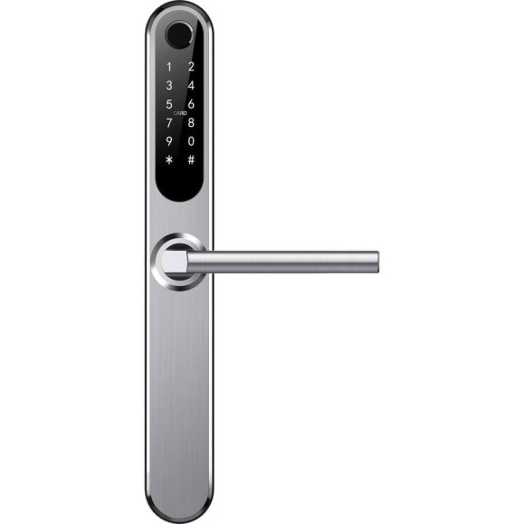 Умный дверной электронный замок LOCKTOK с отпечатком пальца LT-KB001серебро3085