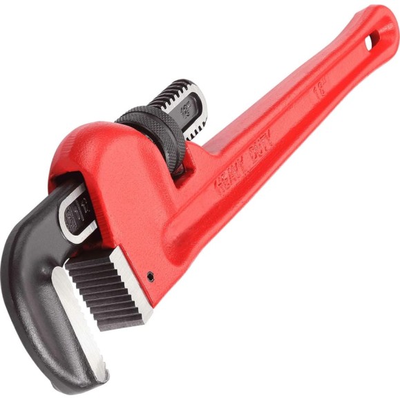 Прямой трубный ключ REKON 18" HEAVY DUTY (для больших нагрузок) 034018 Прямой трубный ключ REKON 18" HEAVY DUTY (для больших нагрузок) 034018