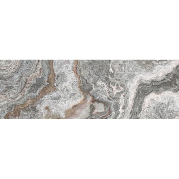 Керамическая настенная плитка LAPARET Gray серый, 25x75 см, 1.69 кв. м, 9 плиток в упаковке х9999219626