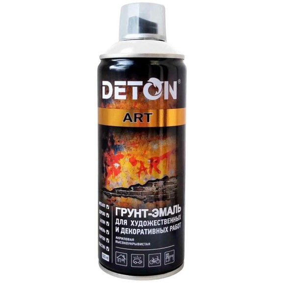 Грунт-эмаль для художественных и декоративных работ Deton ART Anthracite Grey, аэрозоль 520 мл DTN-A07682 Грунт-эмаль для художественных и декоративных работ Deton ART Anthracite Grey, аэрозоль 520 мл DTN-A07682
