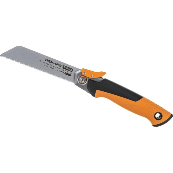 Пила Fiskars тяговая складная PowerTooth 150 мм, 19 зубьев на дюйм 1062932 Пила Fiskars тяговая складная PowerTooth 150 мм, 19 зубьев на дюйм 1062932