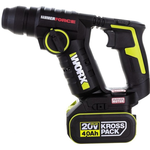 Аккумуляторный бесщеточный перфоратор WORX Professional WU380S